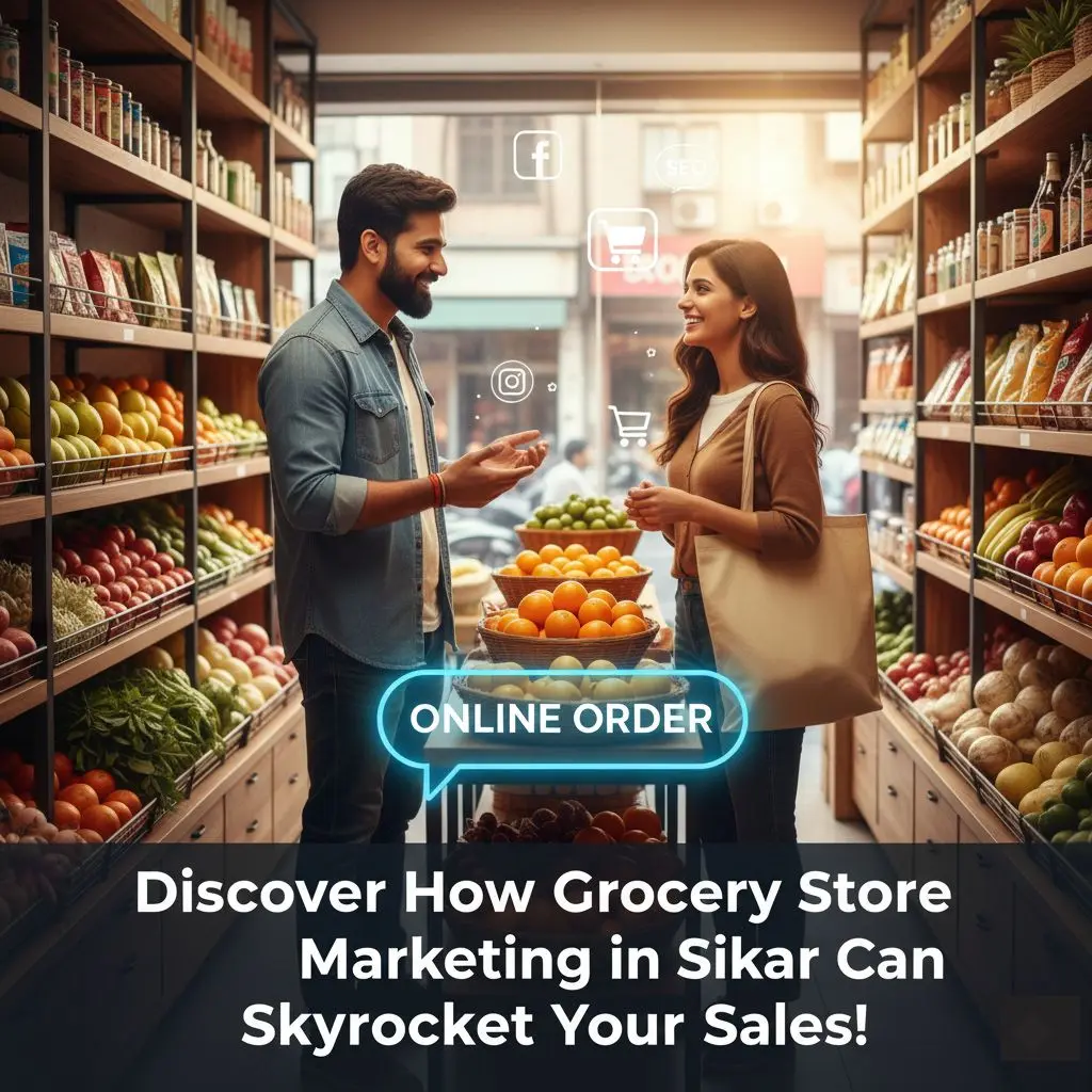 Learn how grocery store marketing in Sikar and kirana store promotion in Sikar can increase sales and customer reach in 2026.