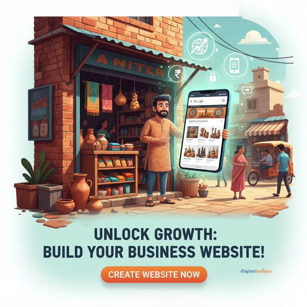 Learn why every Sadulpur business needs a website to build trust, attract local customers & grow with DigitalSadulpur.