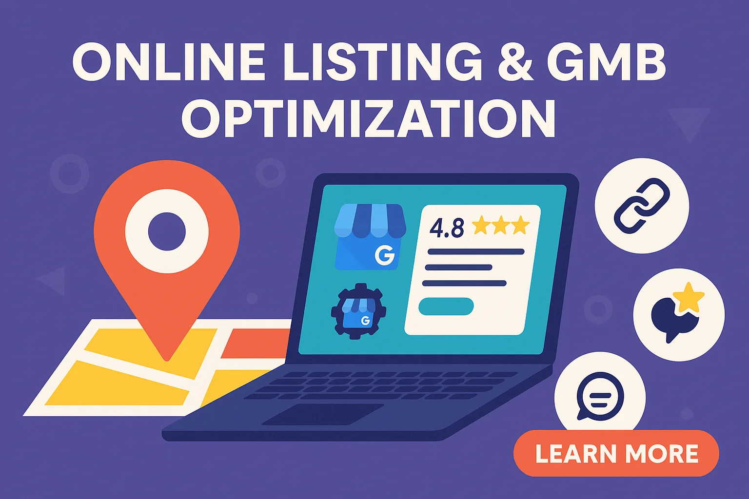 Online listing and Google My Business optimisation