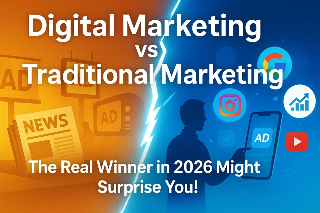 digital marketing vs traditional marketing